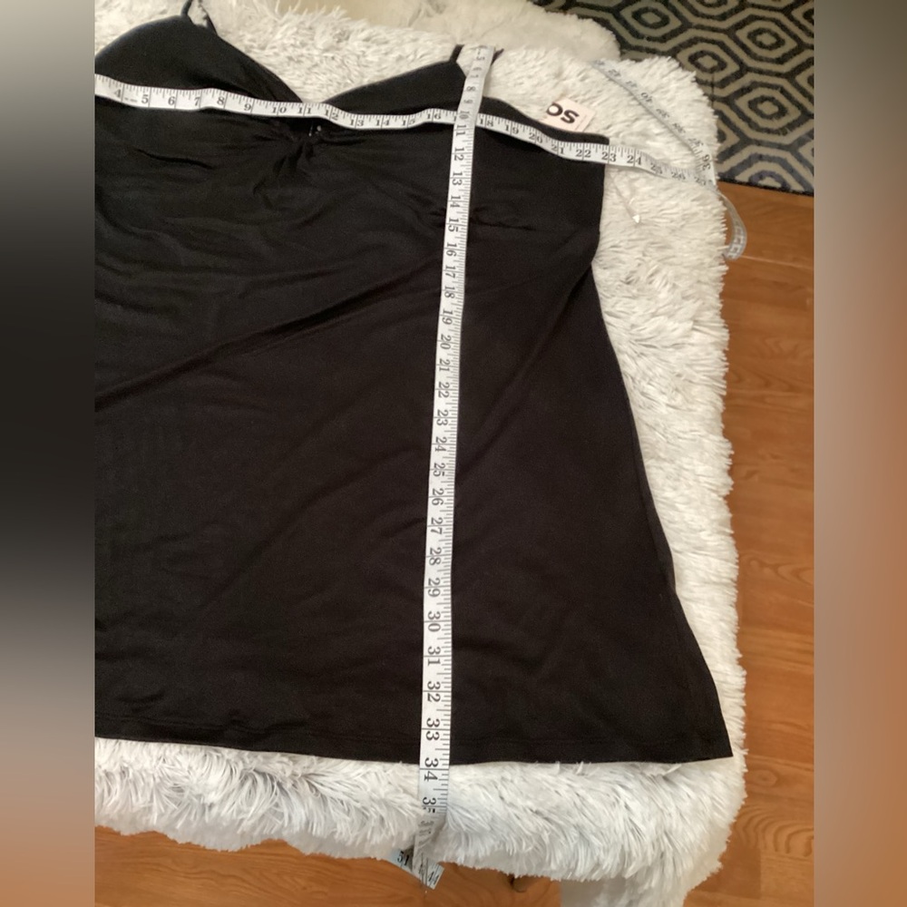 SO Plus Size 2X Black O-Ring Fit & Flare Mini Dress Adjustable Straps NWT - Picture 10 of 13